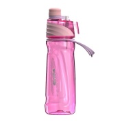 Спортивная бутылка для воды с распылителем 650 мл FJbottle KJ-PW650 розовый