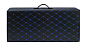 Ящик в багажник автомобиля, кофр (органайзер), размер L, черный-синий TR-L-BBlue