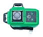 Лазерный уровень ADA TOPLINER 3x360 GREEN