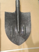 Лопата штыковая рессорная сталь 65Г б/ч, с ребрами жесткости 916-325
