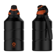 Бутылка спортивная (туристическая фляга) с магнитной крышкой 2200 мл FJbottle KJ-LK2200 черный
