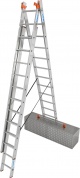 KRAUSE Трехсекционная универ. лестница с дополнительной функцией Tribilo, 3x12, MONTO