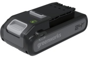 Аккумулятор 24V, 4А*ч, с двумя USB-C разъемами GreenWorks G24B4+ 2940407