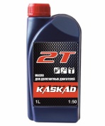 Масло KASKAD 2т для двухтактных двигателей минеральное 1:50 красное (1л)