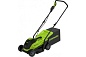Аккумуляторная газонокосилка GreenWorks 24V, 33 см, бесщеточная, с 1хАКБ 4Ач и ЗУ GD24LM33K4 2516107UB