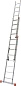 KRAUSE Трехсекционная универсальная лестница с дополнительной функцией  Tribilo+, 3x8, MONTO