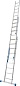 KRAUSE Универс. лестница их трёх частей, 3 х 9 перекладин с доп. функ. STABILO 