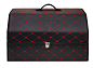 Ящик в багажник автомобиля, кофр (органайзер), размер M, черный-красный TR-M-BR 