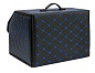 Ящик в багажник автомобиля, кофр (органайзер), размер S, черный-синий TR-S-BBlue